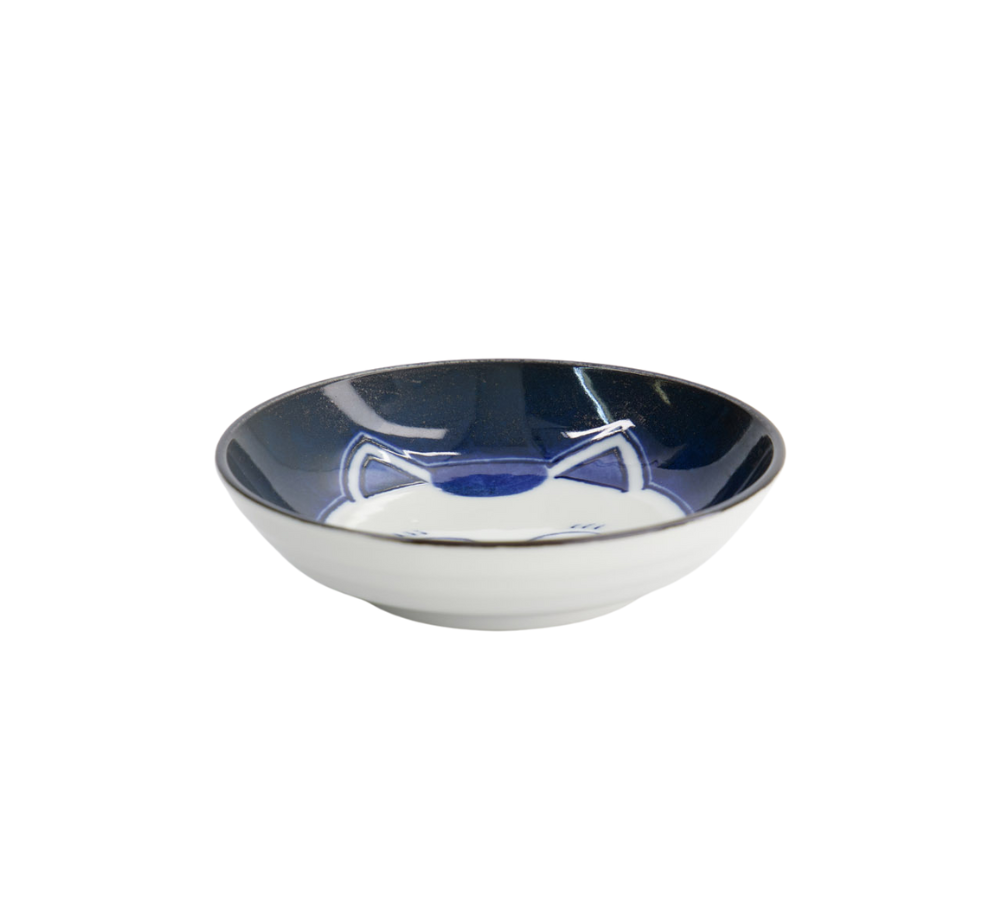 Kawaii Round Sauce Dish Cat Neko 10.2x2.5cm F 33502 12/144